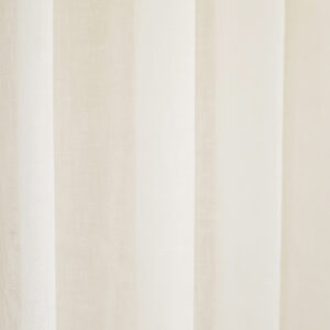 Κουρτίνα Γάζα μονόχρωμη λευκή με τρέσα